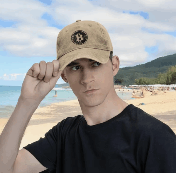 Baseball cap with Bitcoin logo - Image 5